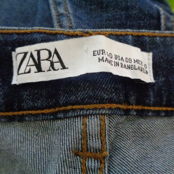 Zara Blue Jeans Denim 8 Bootcut Woman's - Picture 4 of 4